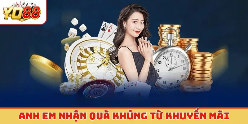 Anh em nhận quà khủng từ khuyến mãi