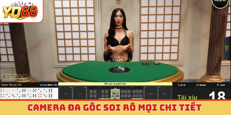 Camera đa góc soi rõ mọi chi tiết