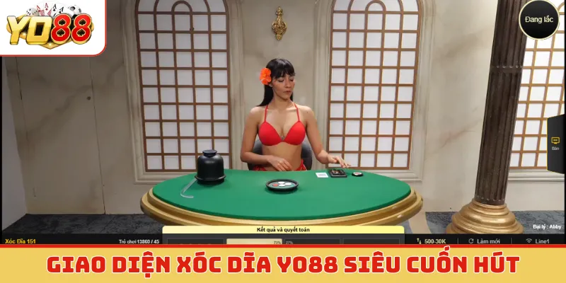 Giao diện xóc dĩa Yo88 siêu cuốn hút