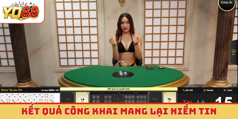 Kết quả công khai mang lại niềm tin