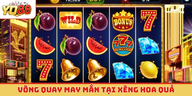 Vòng quay may mắn tại Xèng Hoa Quả